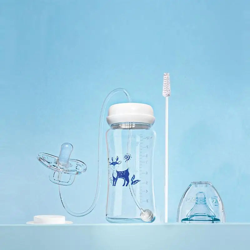 3-in-1 Hands-Free 300ML Baby Bottle
